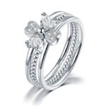 Wedding and Engagement Ring Set