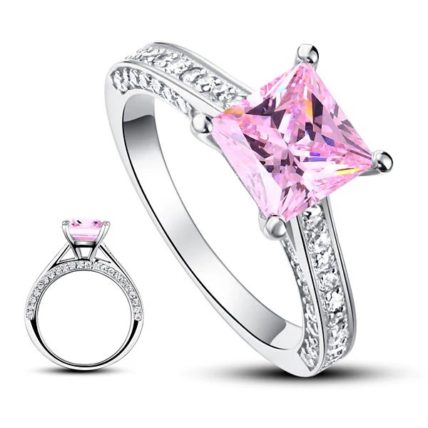 Wedding Engagement Ring Set