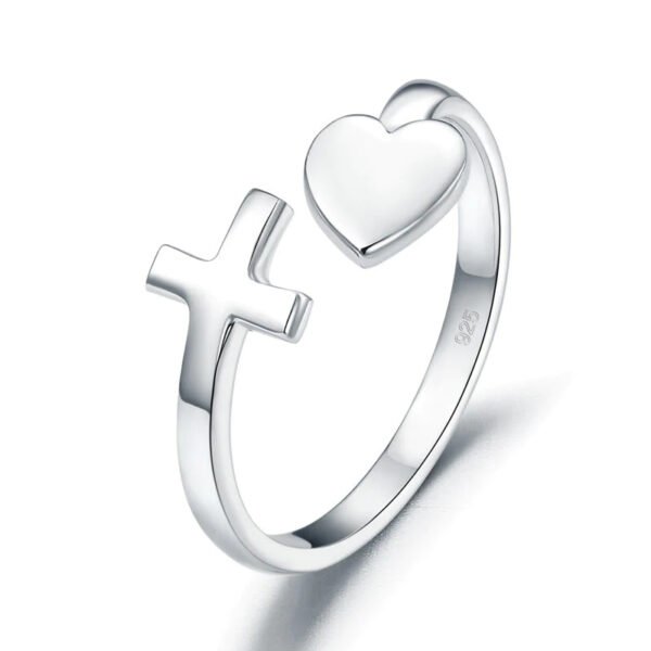 Silver Cross Ring