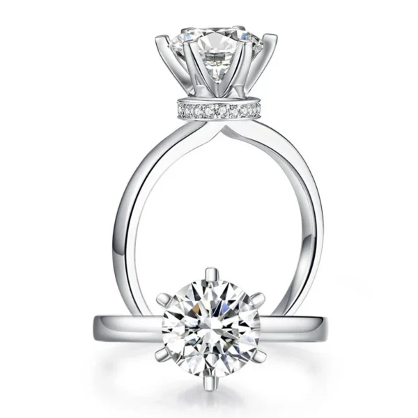 2 Carat Moissanite Ring