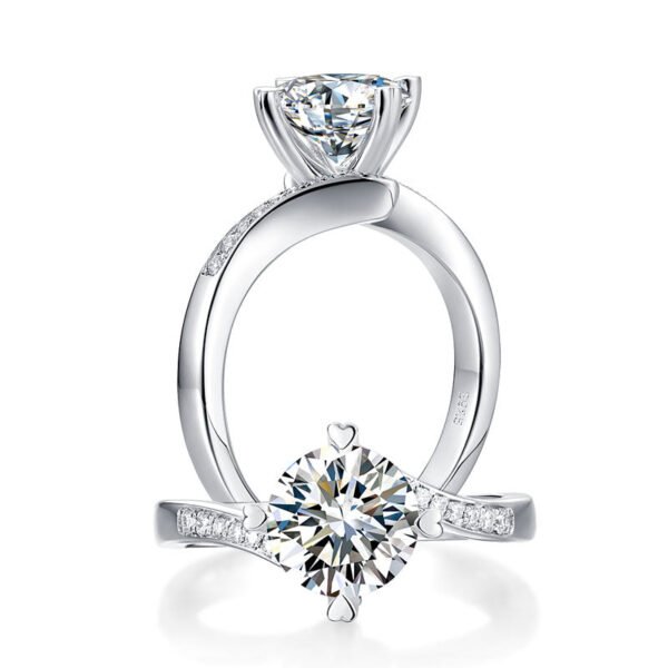 Moissanite Diamond Ring