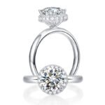 Moissanite Engagement Ring