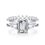 Moissanite Diamond Ring Set