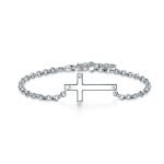 Silver Cross Bracelet