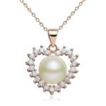 Freshwater Pearl Heart Necklace